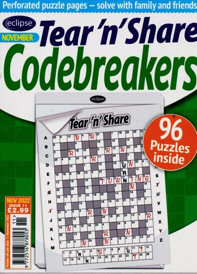 Eclipse Tear&#039;n&#039;Share Codebreakers Magazine