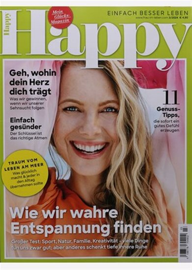 Happy Frau im Leben