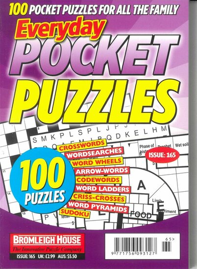 Everyday Pocket Puzzles Magazine