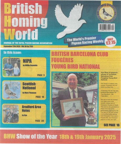 British Homing World Magazine