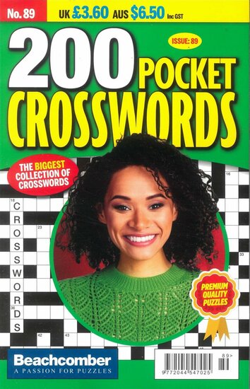 200 Pocket Crosswords Magazine