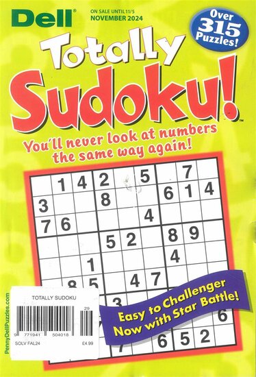 Dell Totally Sudoku Magazine