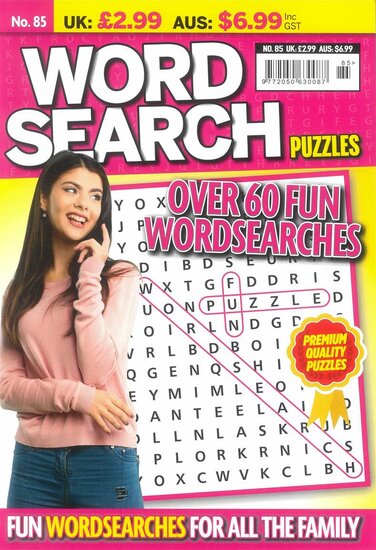 Wordsearch Puzzles Magazine